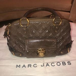 Marc Jacobs patent leather quilted Elise bag